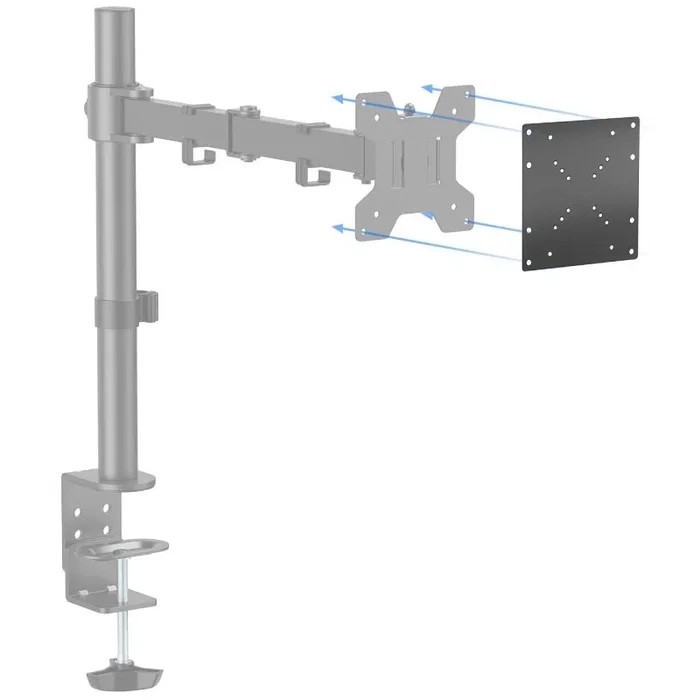 Aisens Adaptador VESA ACC001-289 para Monitor/TV, Negro